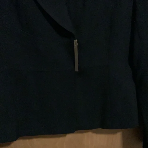 Black Calvin Klein blazer with gold clasp. Size 10. - Picture 3 of 6